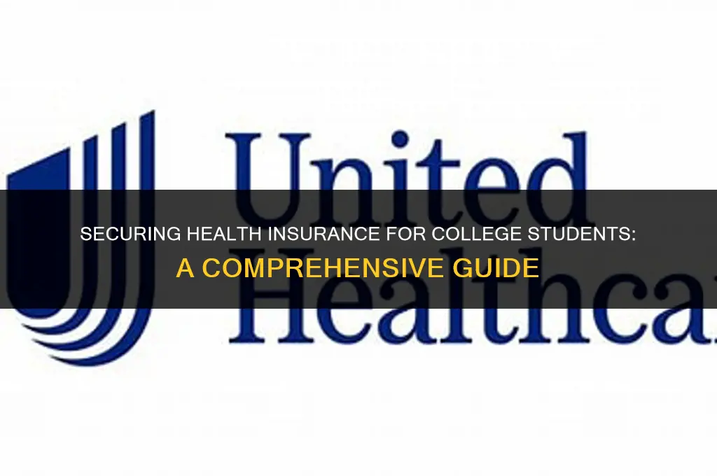 how to provide a college kid with health insurance