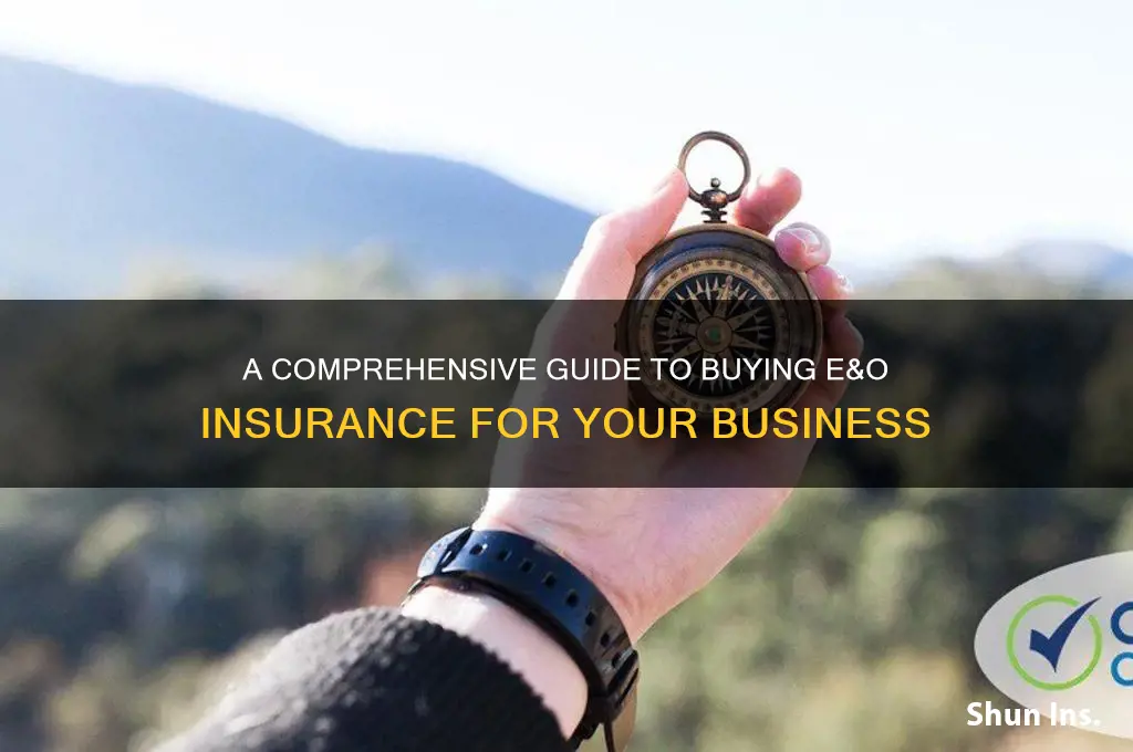 how to purchase e&o insurance