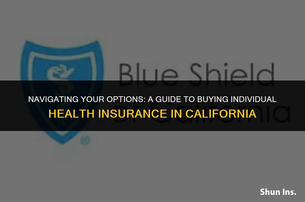 how to purchase individual health insurance california