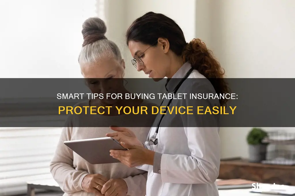 how to purchase insurance for tablet