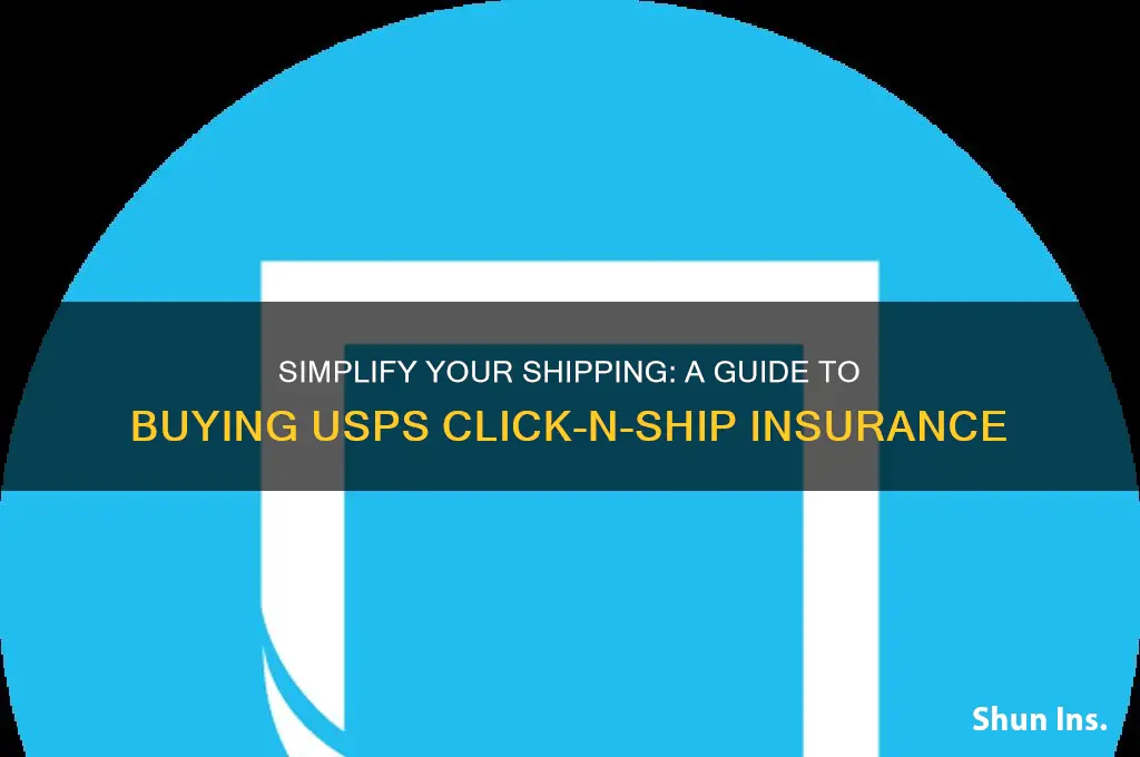 how to purchase insurance in click and ship usps