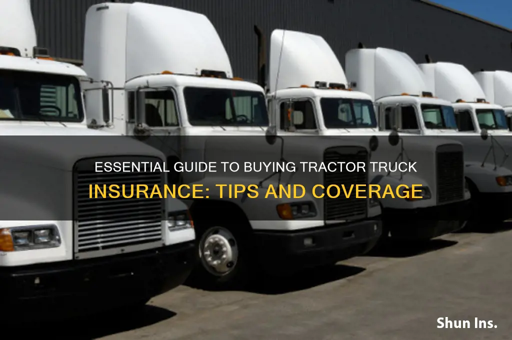 how to purchase tractor truck insurance