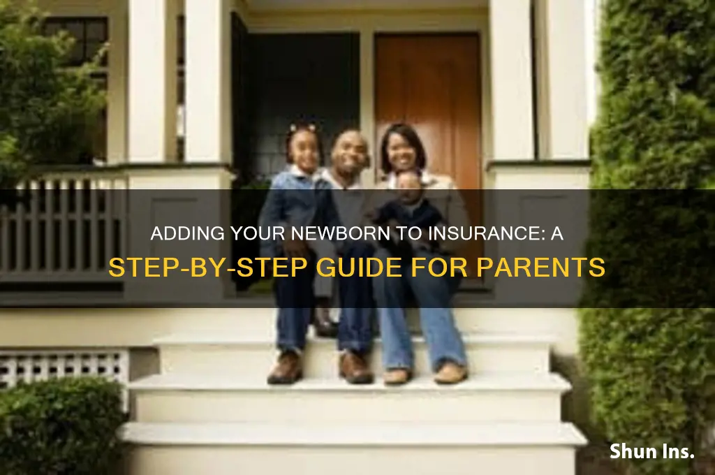how to put baby on insurance