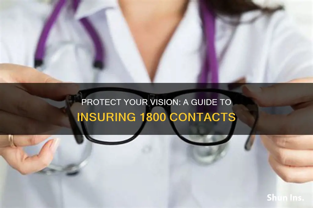 how to put insurance on 1800 contacts