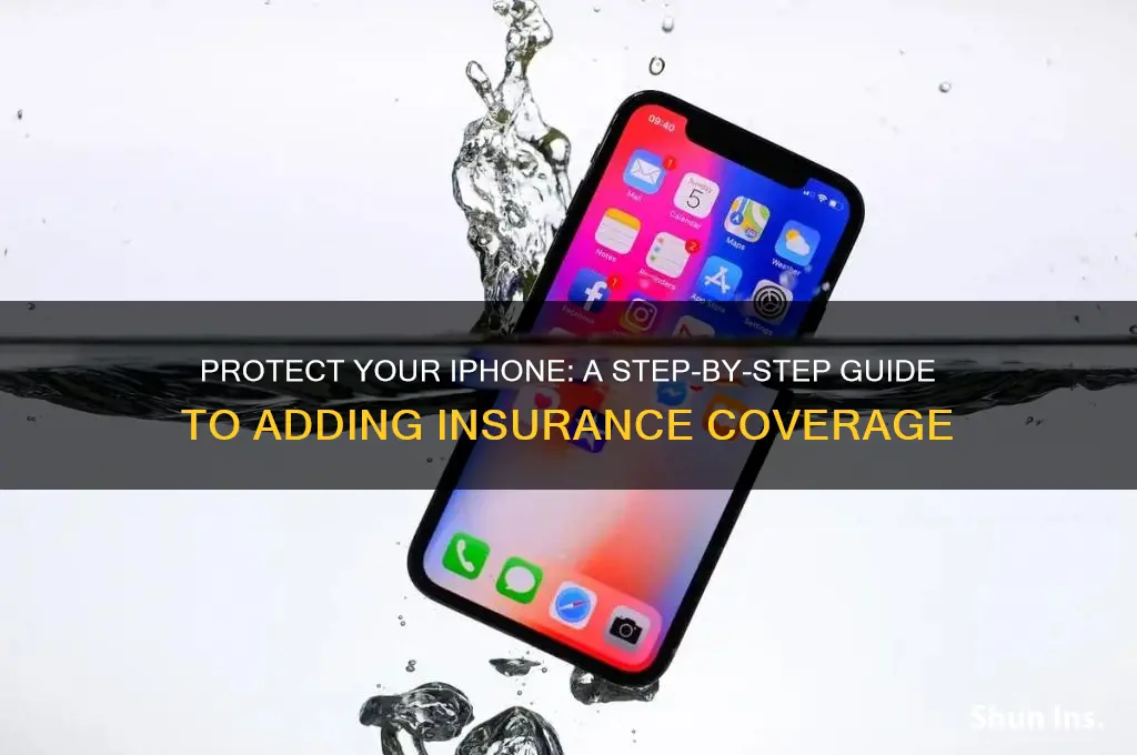 how to put insurance on iphone