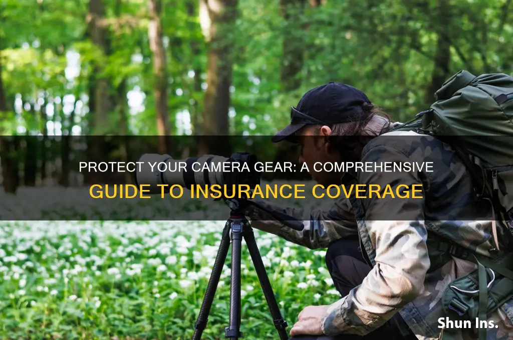 how to put your camera gear under insurance