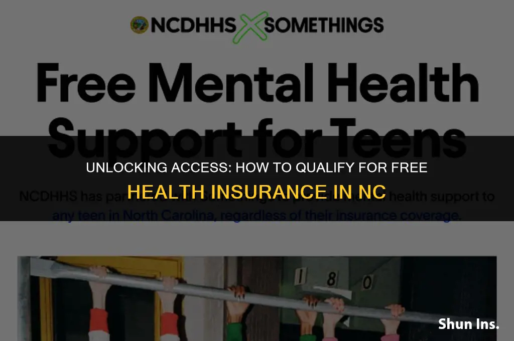 how to qualify for free health insurance in nc