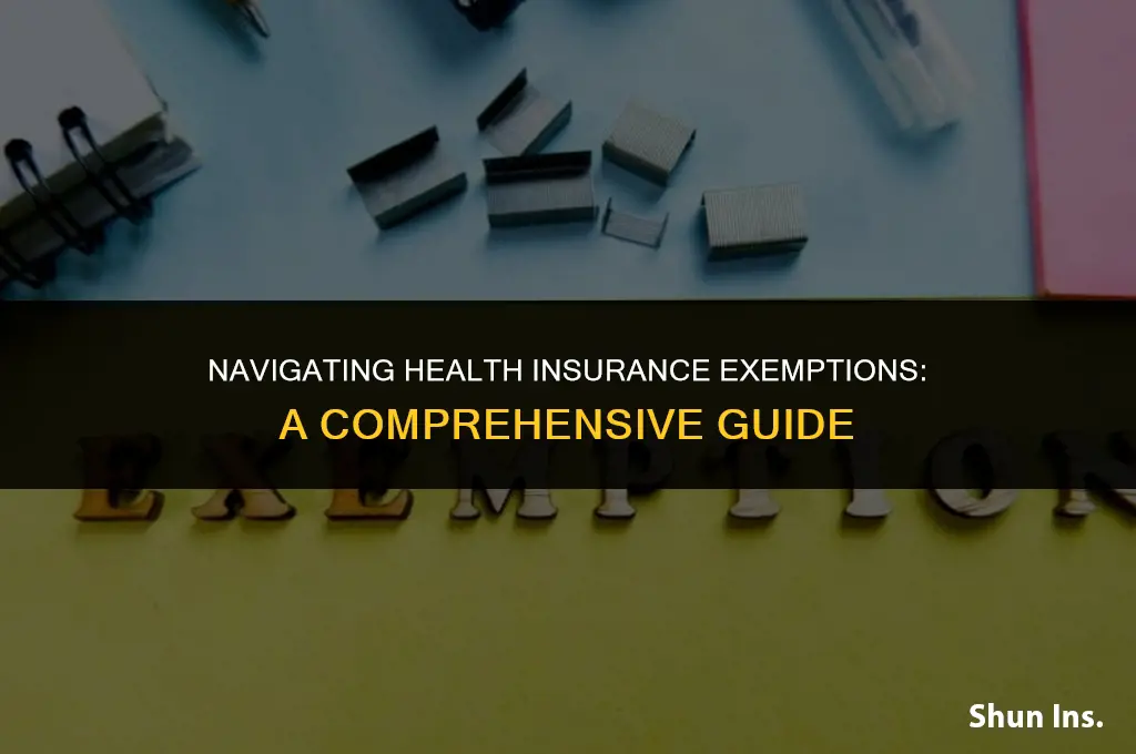 how to qualify for health insurance exemption