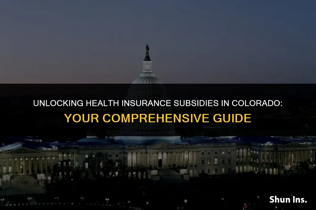 how to qualify for health insurance subsidy in colorado