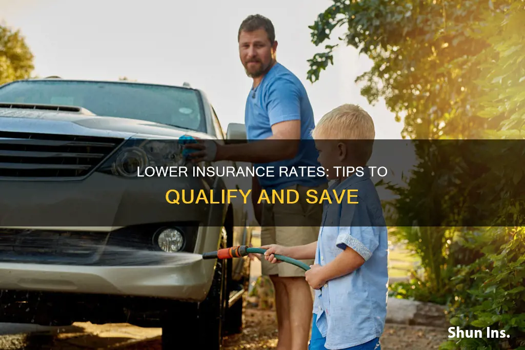 how to qualify for lower insurance rates