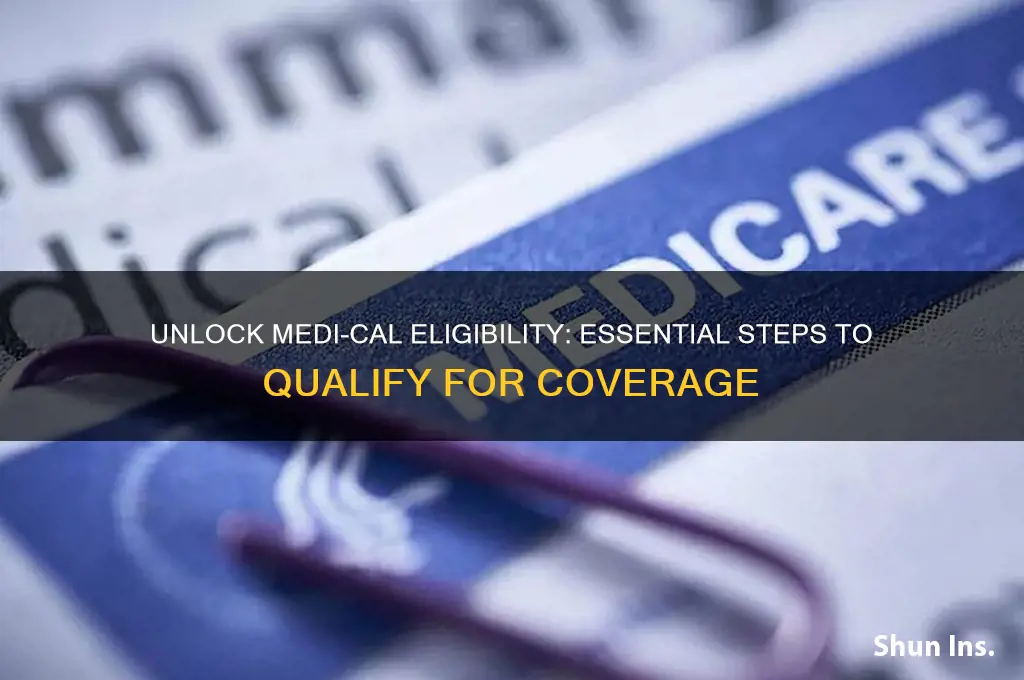 how to qualify for medi cal insurance