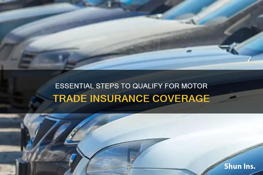 how to qualify for motor trade insurance