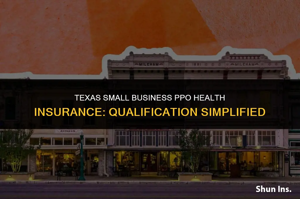 how to qualify for small business ppo health insurance texas