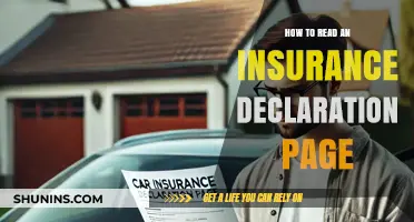 Understanding Your Insurance Declaration Page: A Step-by-Step Guide