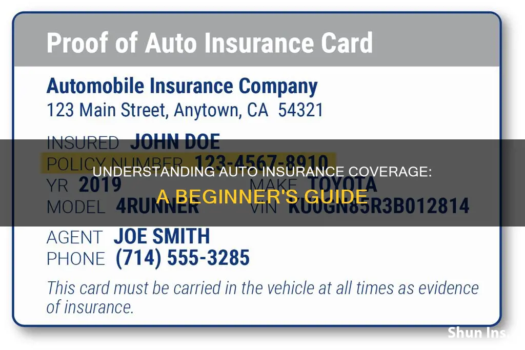 how to read auto insurance coverage