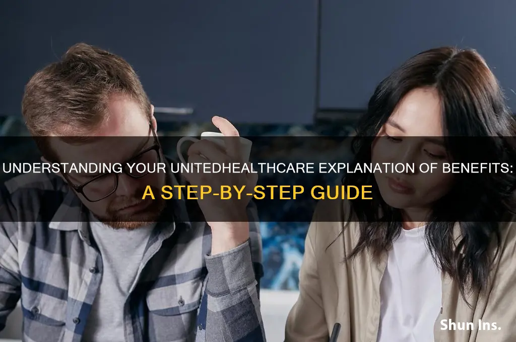 how to read insurance explanation of benefits unitedhealthcare