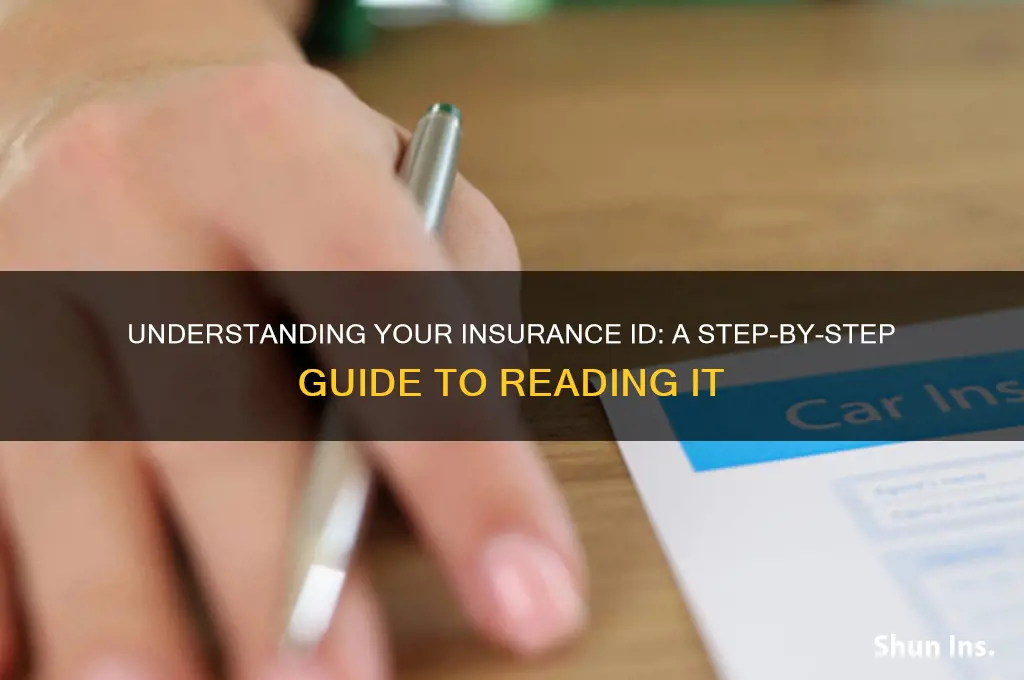 how to read insurance id