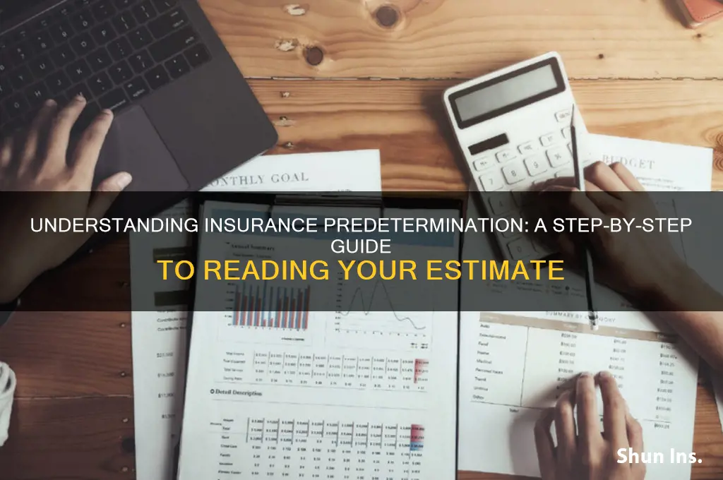 how to read insurance predetermination