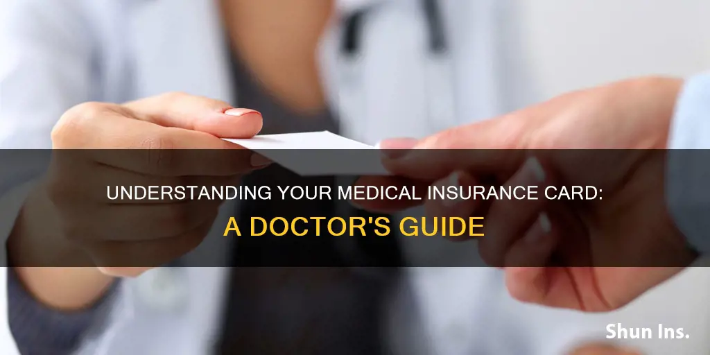 how to read medical insurance card doctor