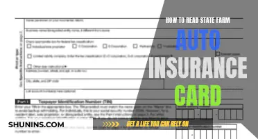 Understanding Your State Farm Auto Insurance Card