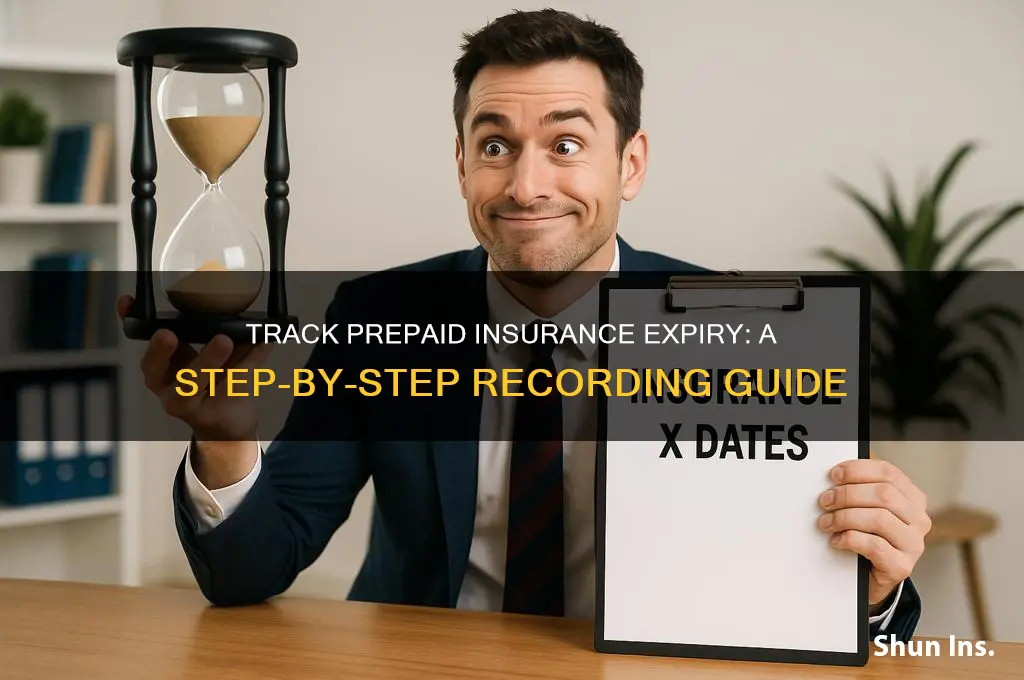 how to record expiration of prepaid insurance