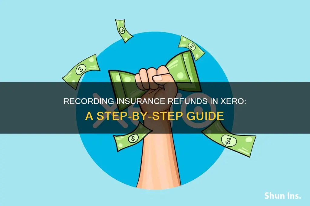 how to record insurance refund in xero