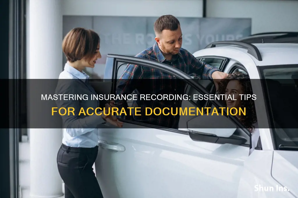 how to record insurance