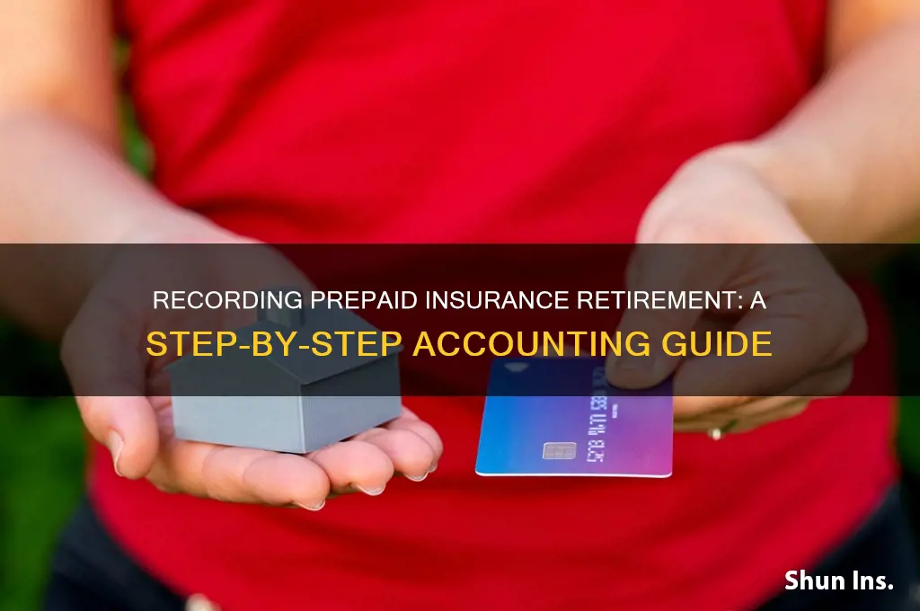 how to record retirement of prepaid insurance