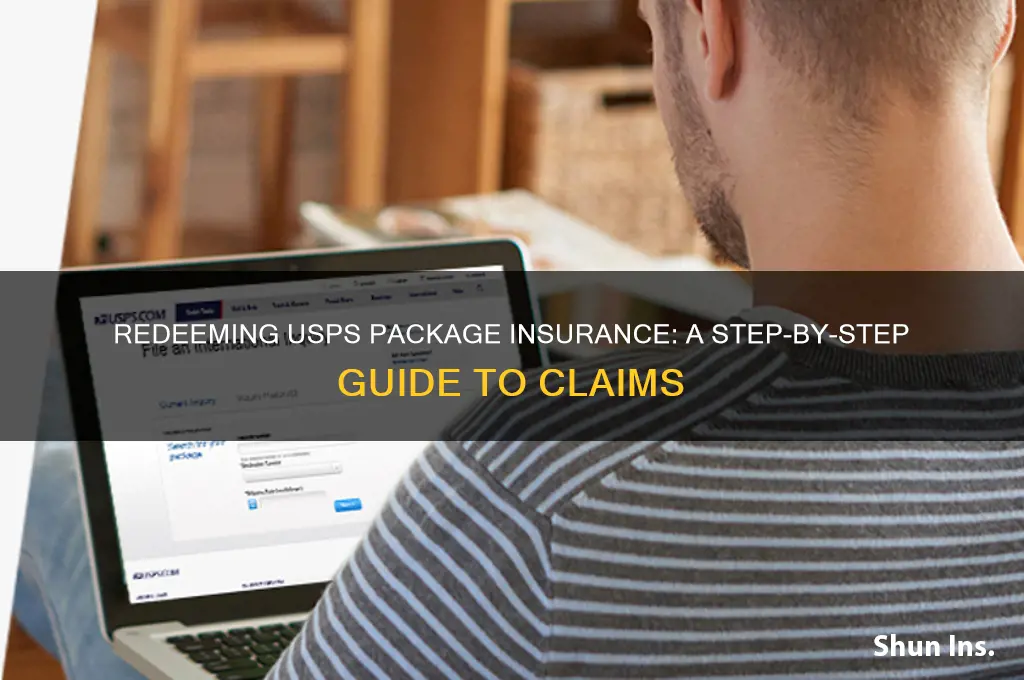 how to redeem the insurance on usps package