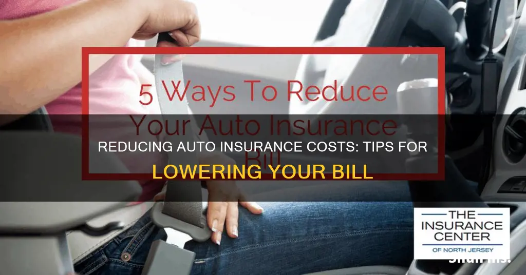 how to reduce auto insurance bill