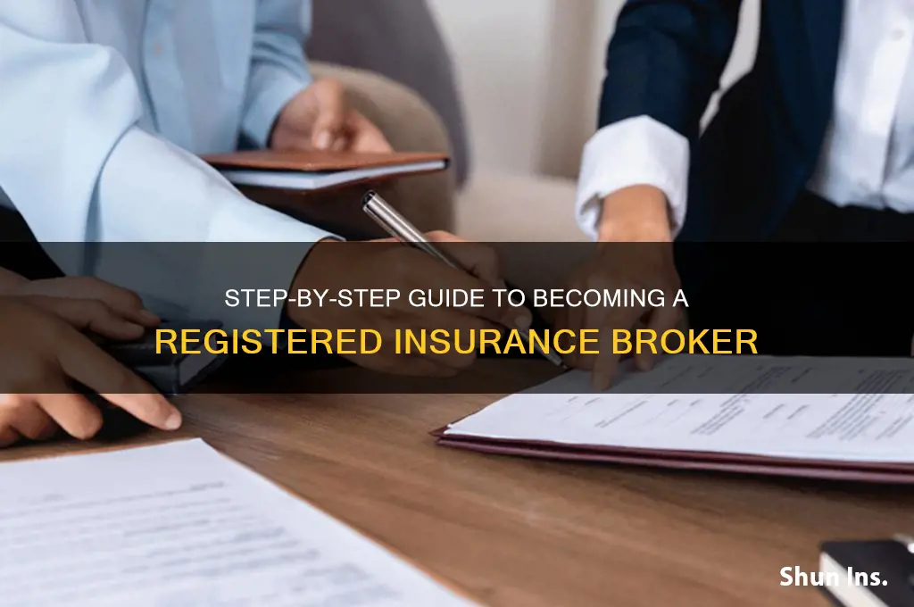 how to register as a insurance broker