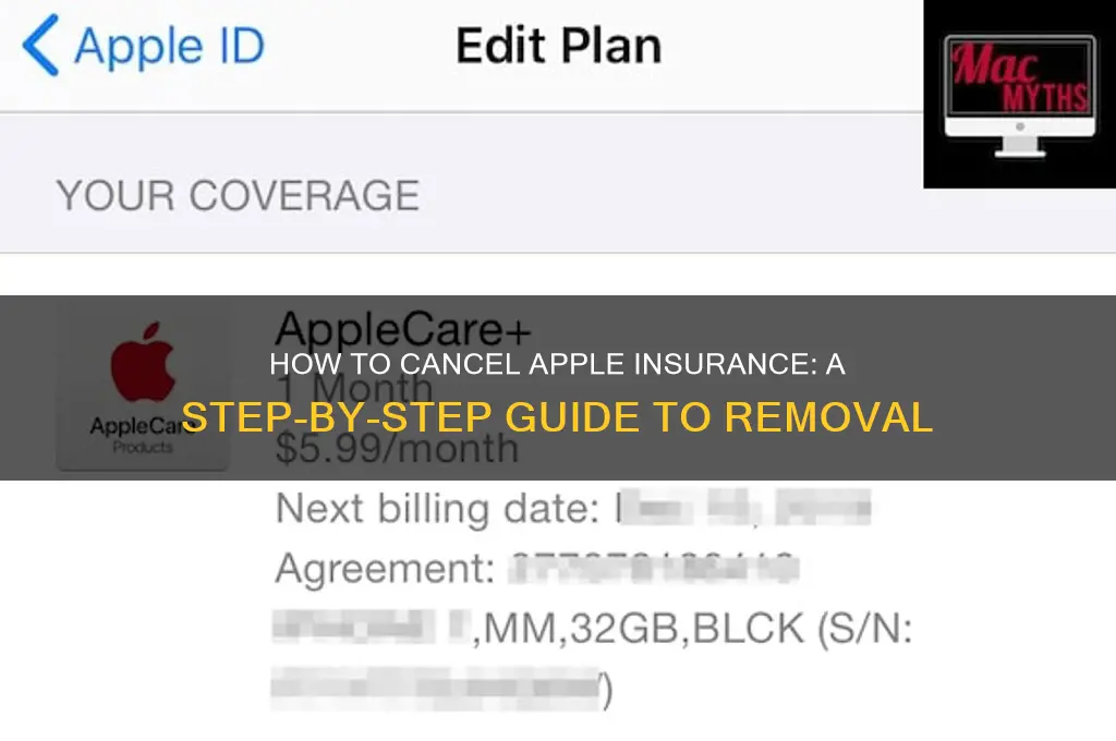 how to remove apple insurance