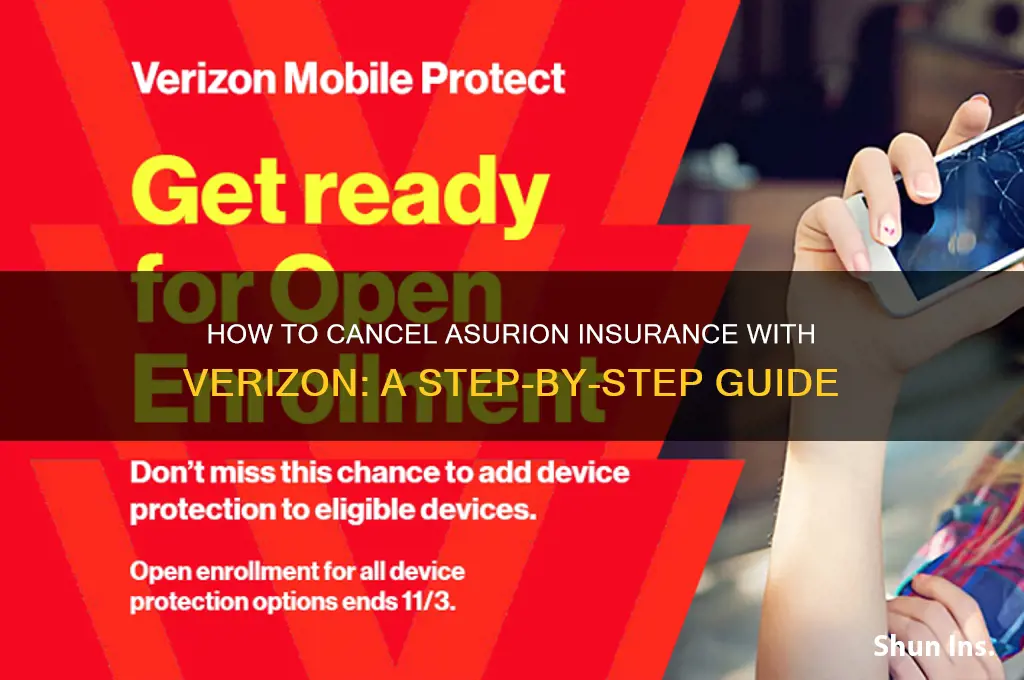 how to remove asurion insurance verizon