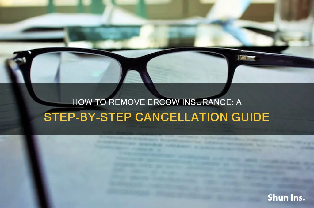 how to remove ercow insurance