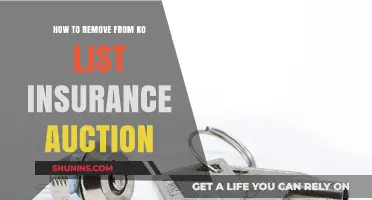 How to Remove Your Vehicle from a KO List Insurance Auction
