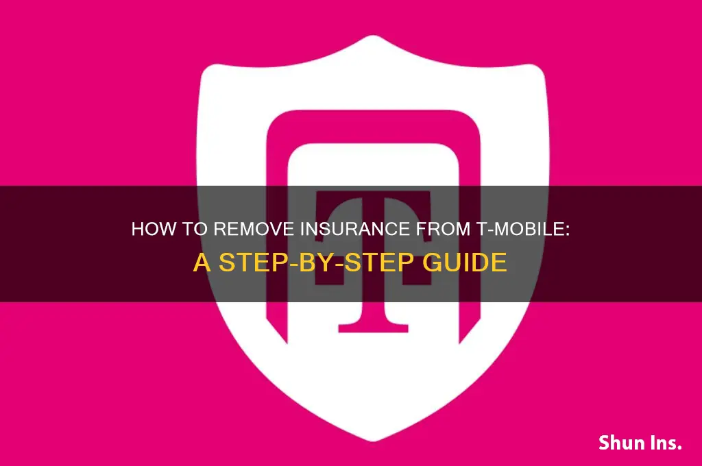 how to remove insurance from t mobile