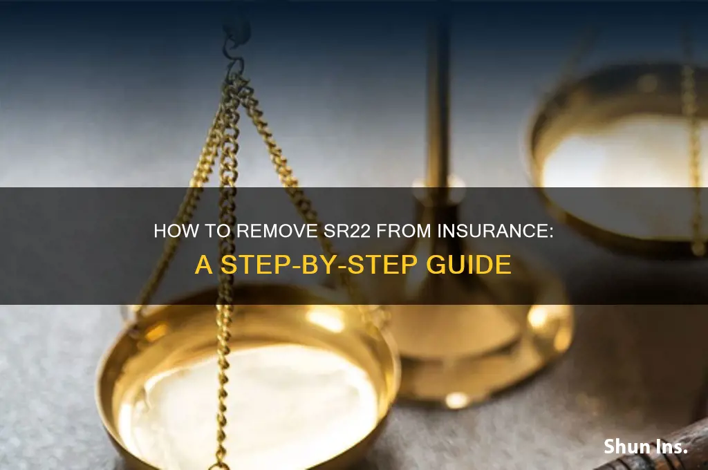 how to remove sr22 from insurance