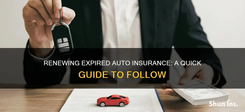 how to renew expired auto insurance