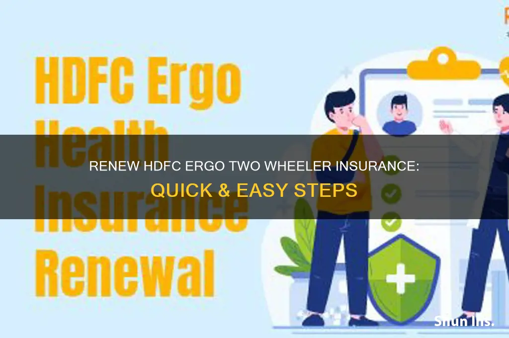 how to renew hdfc ergo two wheeler insurance