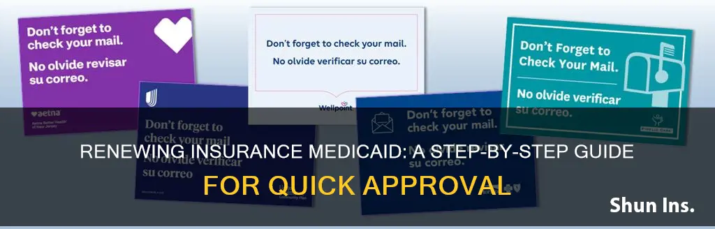 how to renew insurance medicaid