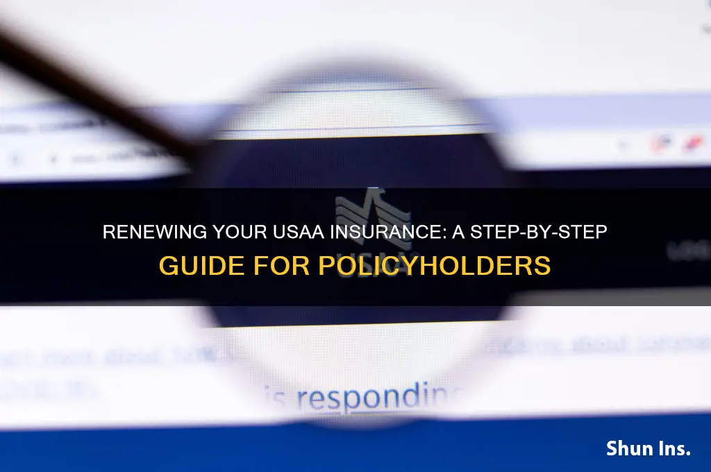 how to renew insurance usaa