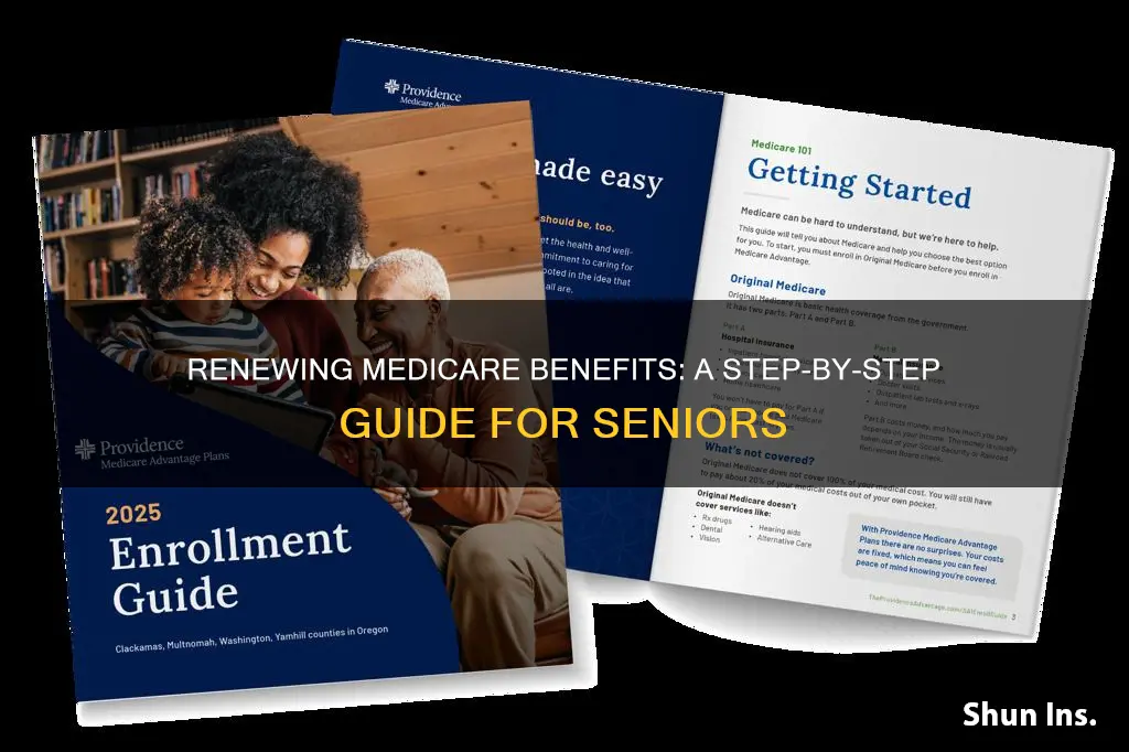 how to renew medicare benefits