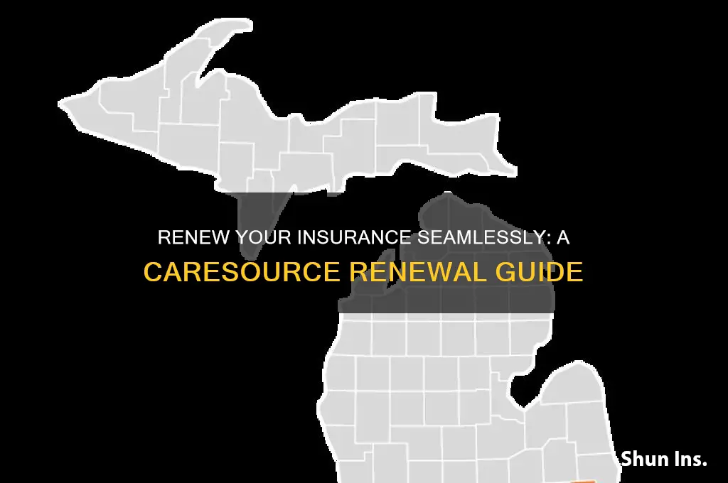 how to renew my insurance through caresource