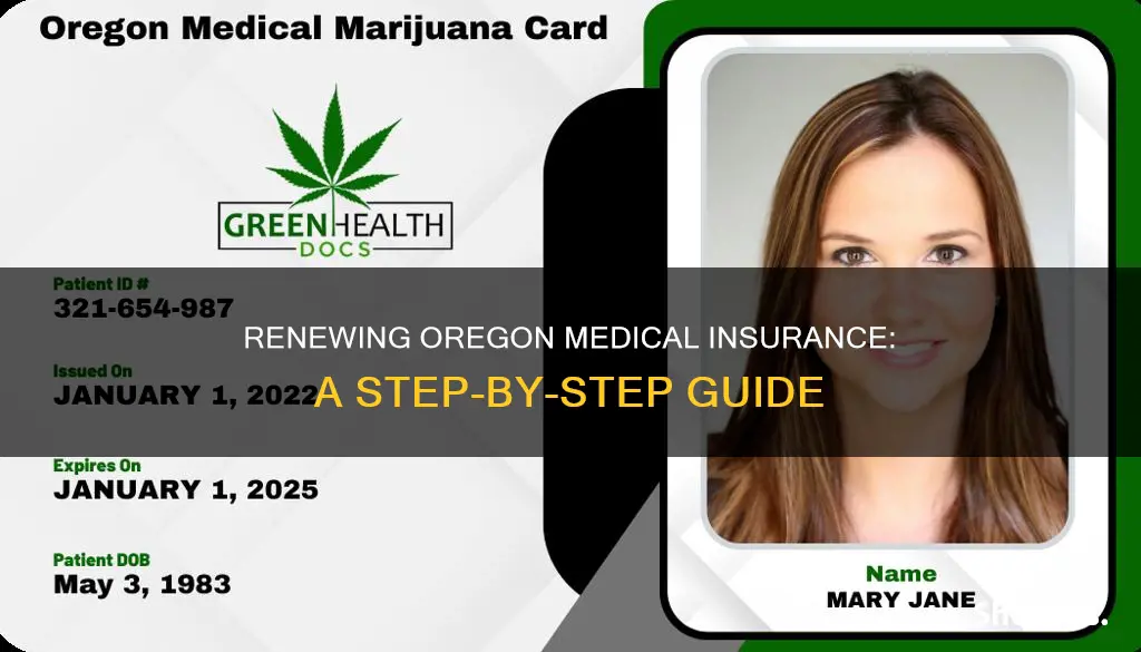 how to renew oregon medical insurance