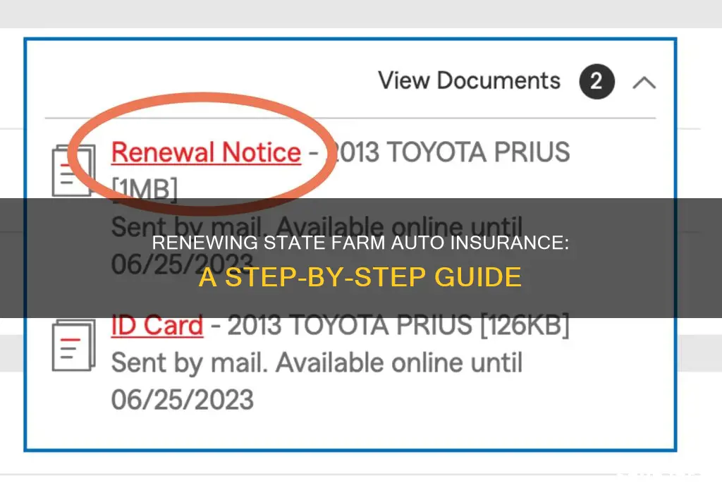 how to renew state farm auto insurance