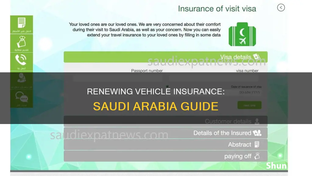 how to renew vehicle insurance in saudi arabia