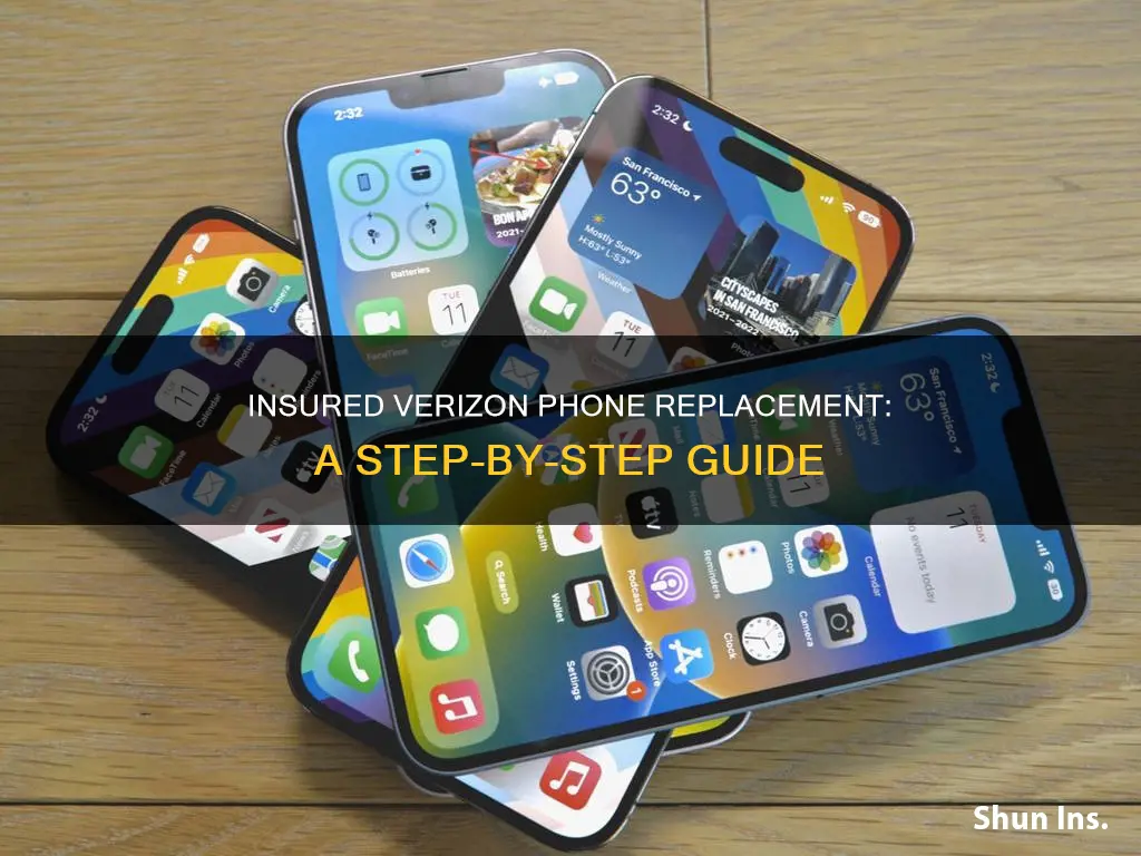 how to replace an insured vreizon phone