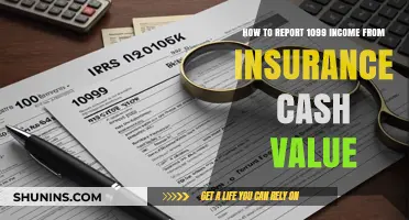 Reporting 1099 Income: Insurance Cash Value