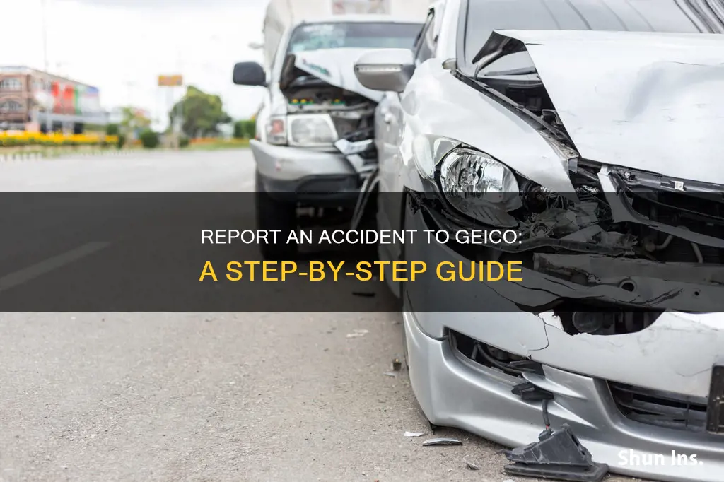 how to report an accident to geico insurance
