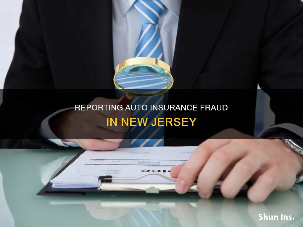 how to report auto insurance fraud in new jersey